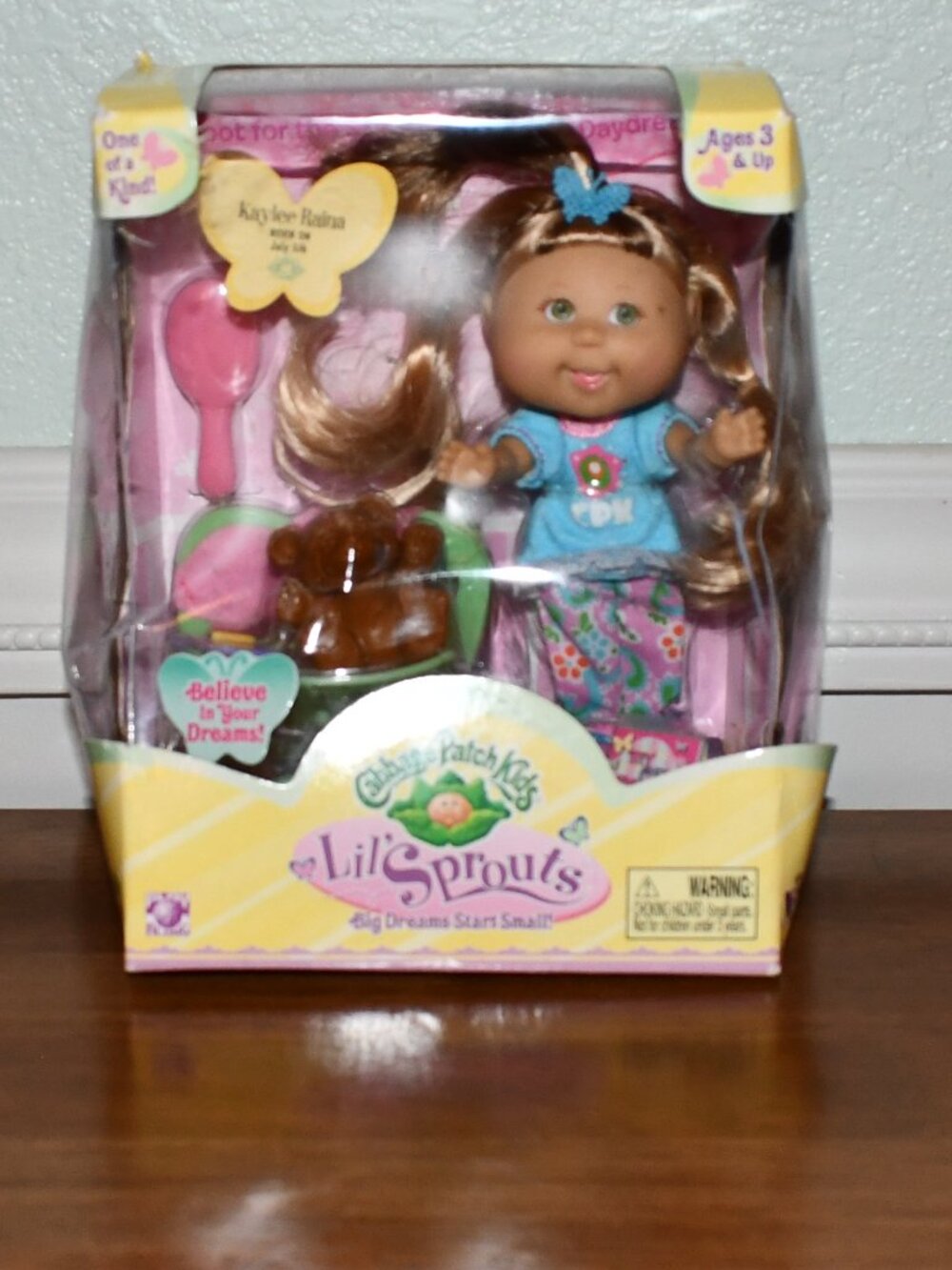2007 Jakks Pacific Cabbage Patch Kids Lil' Sprouts Kaylee Raina